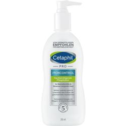 Weiße Flasche mit Lotion für juckende Haut, Marke Cetaphil.